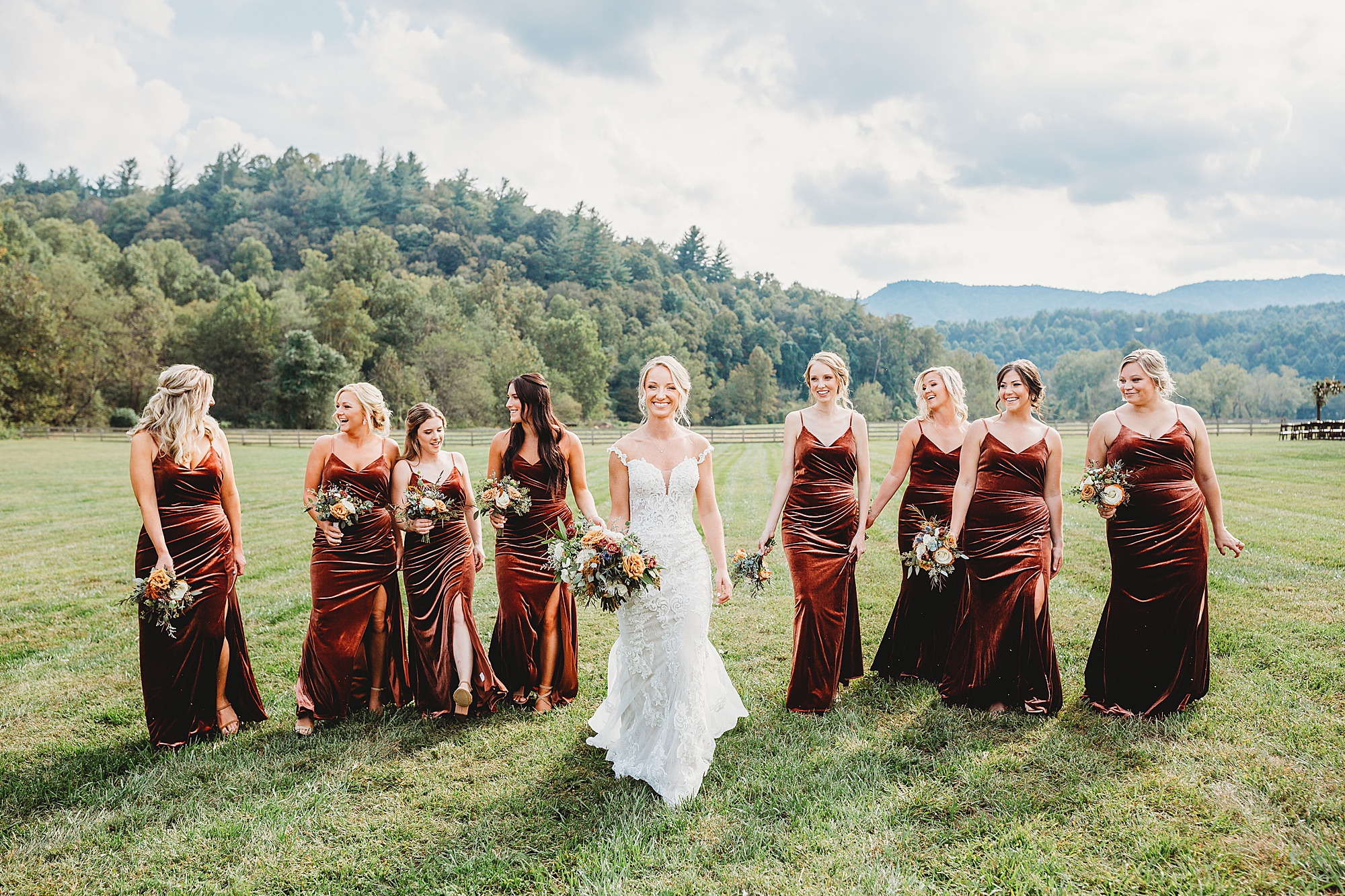 farm wedding venues North Carolina; scenic wedding venues; Blue Ridge Mountains; Dawn Marie Photography